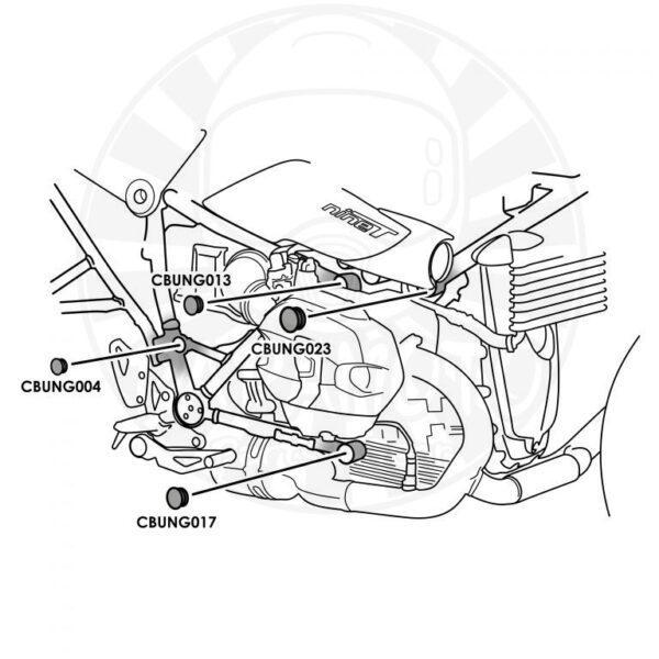 Pyramid 車架塞<089403>-BMW RnineT