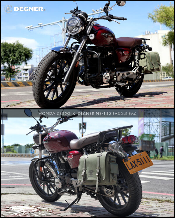 DEGNER NB-132 軍風馬鞍包12L