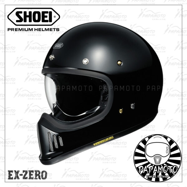SHOEI EX-ZERO 黑色 山車帽 復古越野安全帽
