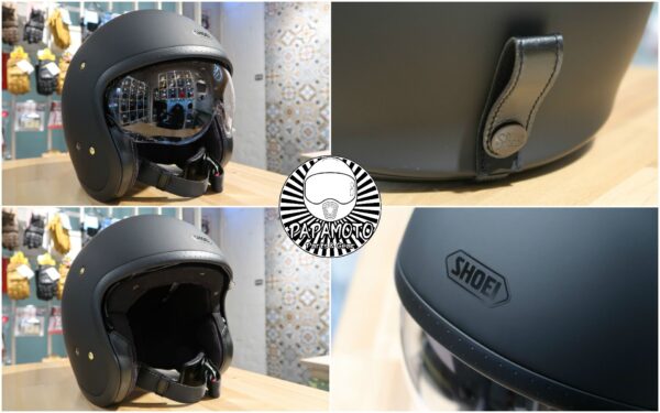 SHOEI JO 消光黑 復古安全帽