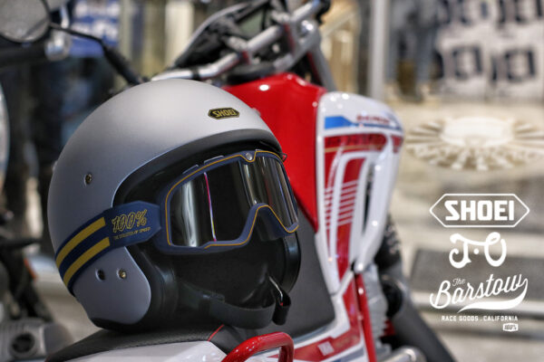 SHOEI JO 消光銀 復古安全帽