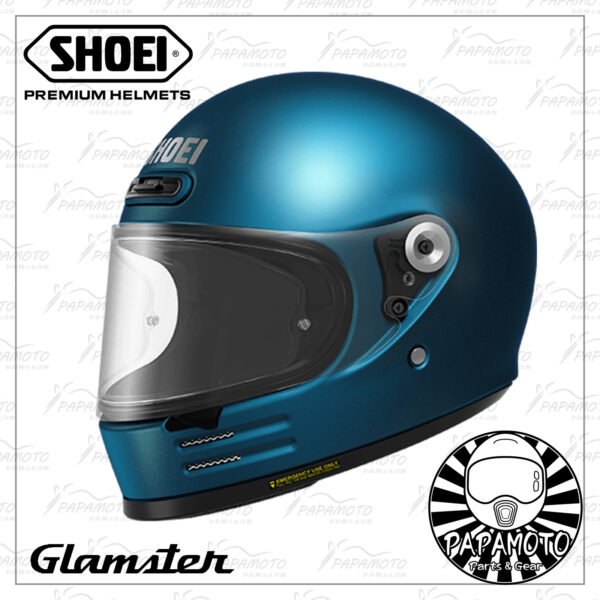 SHOEI SHOEI Glamster 藍 (樂高帽 復古帽 全罩安全帽