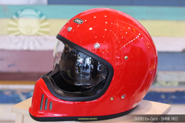 SHOEI EX-ZERO 紅色 山車帽 復古越野安全帽