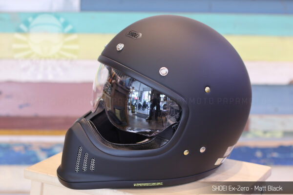 SHOEI EX-ZERO 消光黑色 山車帽 復古越野安全帽