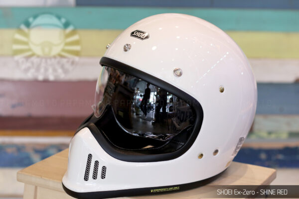 SHOEI EX-ZERO 白色 山車帽 復古越野安全帽