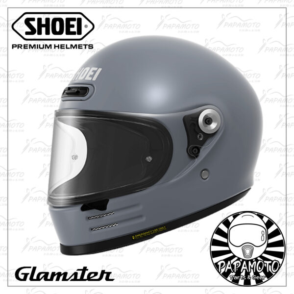 SHOEI Glamster 灰 (樂高帽 復古帽 全罩安全帽
