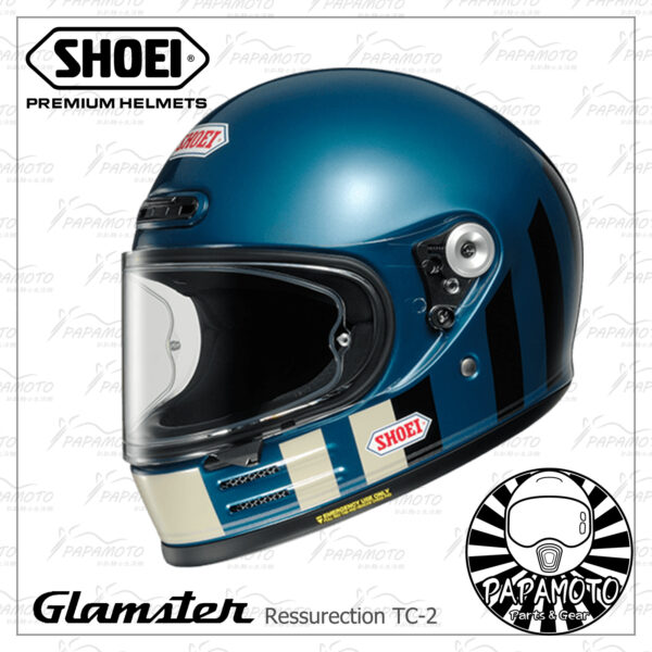 SHOEI Glamster RESURRECTION TC-2 (樂高帽 復古帽 全罩安全帽