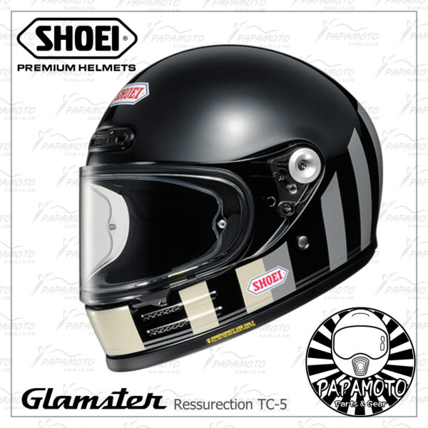 SHOEI Glamster RESURRECTION TC-5 (樂高帽 復古帽 全罩安全帽