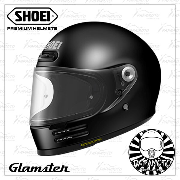 SHOEI Glamster 黑 (樂高帽 復古帽 全罩安全帽