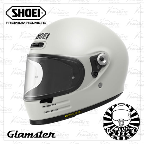 SHOEI Glamster 白 (樂高帽 復古帽 全罩安全帽