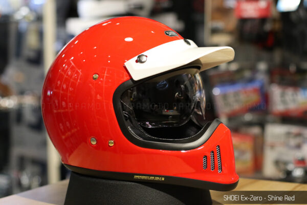 SHOEI EX-ZERO 紅色 山車帽 復古越野安全帽