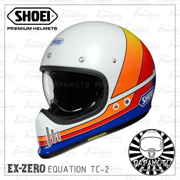 SHOEI EX-ZERO  EQUATION TC-2 山車帽 復古越野安全帽