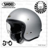 SHOEI JO 消光銀 復古安全帽