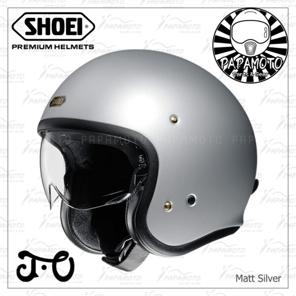 SHOEI JO 消光銀 復古安全帽
