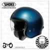 SHOEI JO 復古安全帽 湖水藍