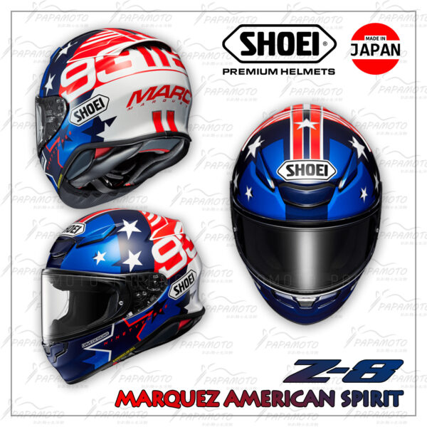 SHOEI Z8 MARQUEZ AMERICAN SPIRIT TC-10 美國站