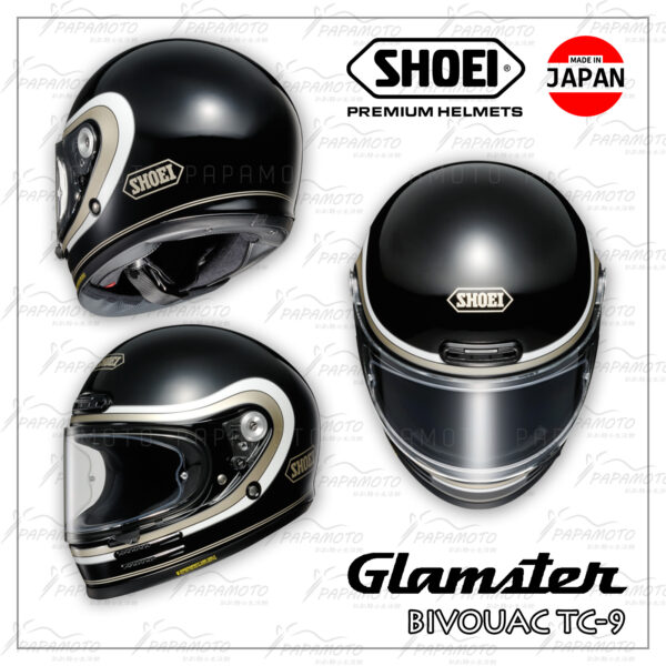 SHOEI Glamster BIVOUAC TC-9 (樂高帽 復古帽 全罩安全帽