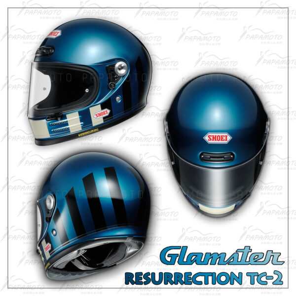 SHOEI Glamster RESURRECTION TC-2 (樂高帽 復古帽 全罩安全帽