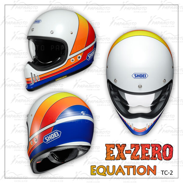 SHOEI EX-ZERO  EQUATION TC-2 山車帽 復古越野安全帽