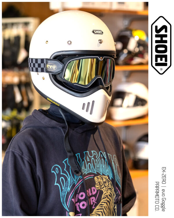 SHOEI EX-ZERO 白色 山車帽 復古越野安全帽