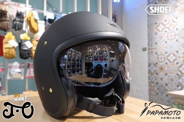 SHOEI JO 消光黑 復古安全帽
