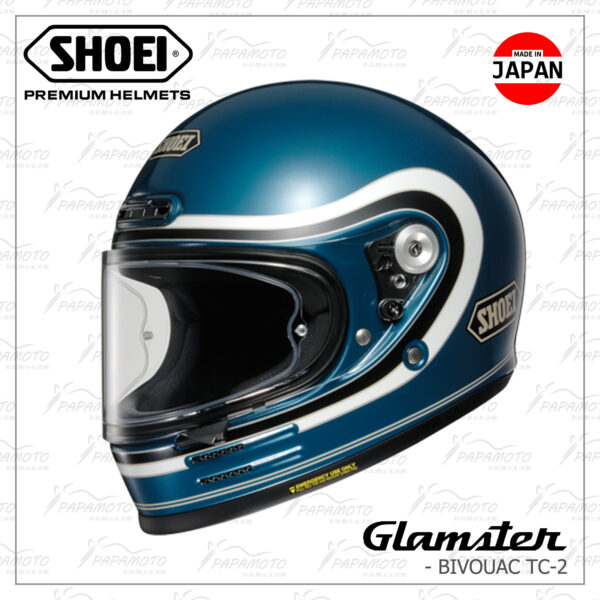 SHOEI Glamster BIVOUAC TC-2 (樂高帽 復古帽 全罩安全帽