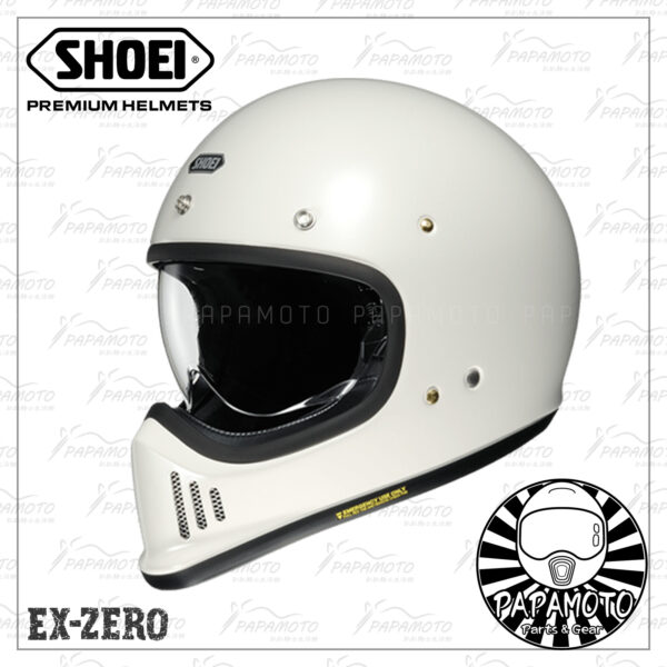 WT SHOEI EX-ZERO 白色 山車帽