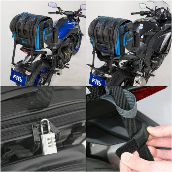 TANAX motoFizz MFK-276 Field 後座包(黑藍) 59L