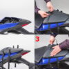 TANAX MFK-237 硬殼後座包SS(銀) - 展示品
