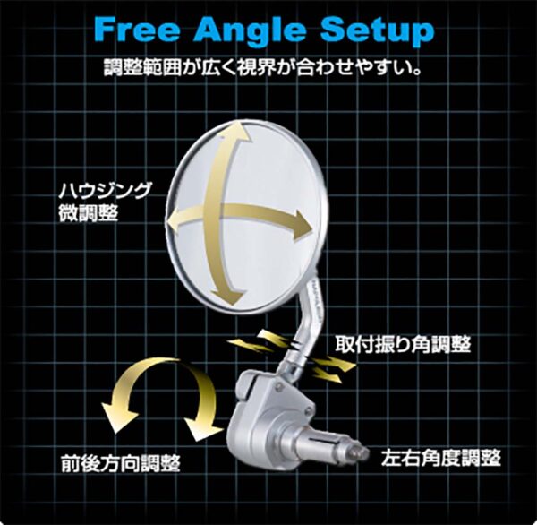 ANC-102_10_0 TANAX NAPOLEON ANC-102 端子後照鏡(銀)