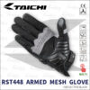 TAICHI RST448 夏季騎士手套 - REFLECTIVE閃黑