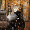 TANAX motoFizz MFK-311 復古硬殼側皮箱 (馬鞍包) 40L