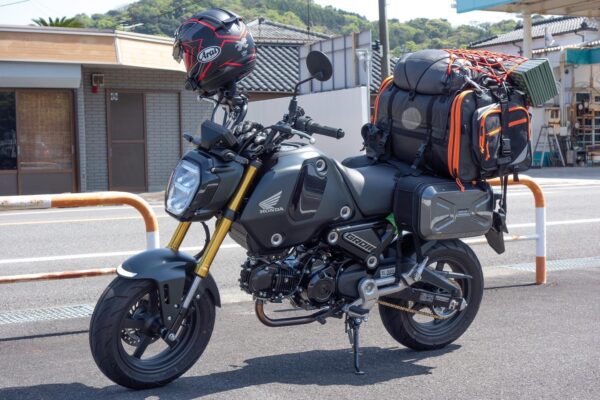 TANAX motoFizz MFK-254 露營後座包2(黑橘) 75L