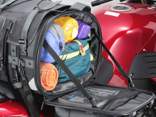 TANAX motoFizz MFK-254 露營後座包2(黑橘) 75L