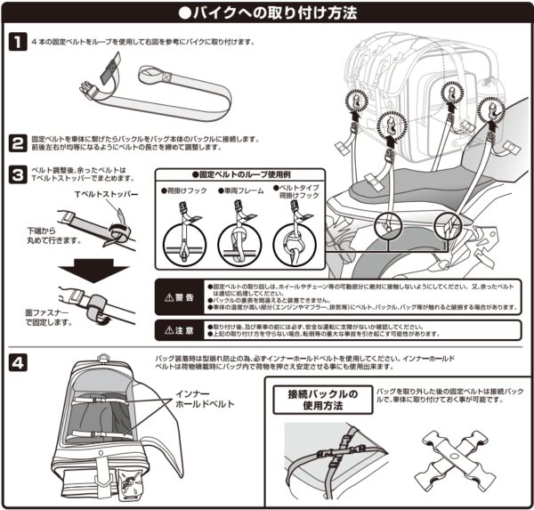 TANAX motoFizz MFK-309 Field 後座包 - 復古款 59L