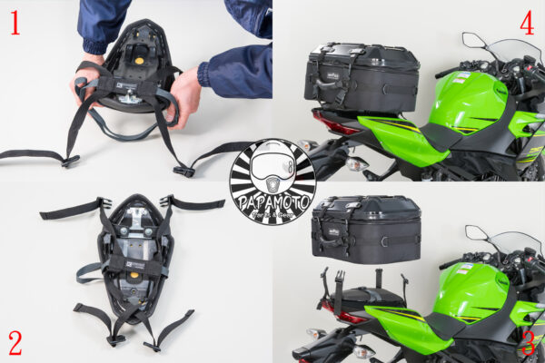TANAX motoFizz MFK-266 箱型硬殼後座包(碳纖) 25L