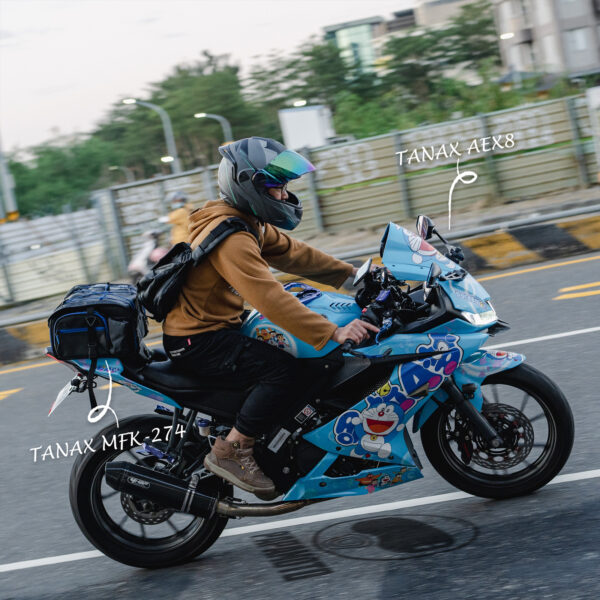 TANAX NAPOLEON AEX8 後照鏡 RAYSAVE紫鏡 (長)