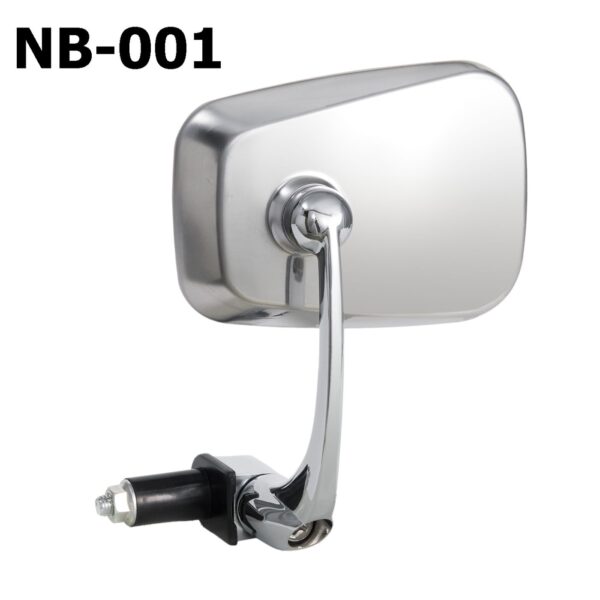 TANAX NAPOLEON NB-001 端子牛角後照鏡 (白鐵)