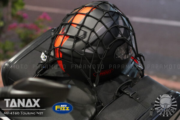 TANAX motoFizz MF-4564 彈性網繩(紅，L)