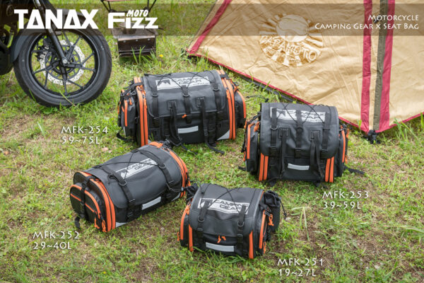 TANAX motoFizz MFK-251 Mini Field 後座包(黑橘)