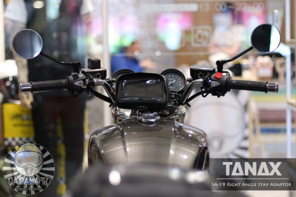 TANAX NAPOLEON SA-19 後照鏡垂直轉接座(單入) - 黑