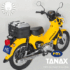 TANAX motoFizz MFK-266 箱型硬殼後座包(碳纖) 25L