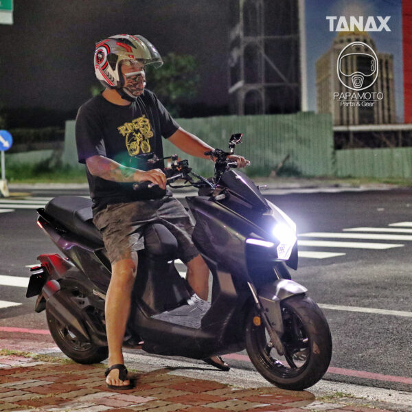 TANAX NAPOLEON AMS-104-10 後照鏡 (藍鏡)