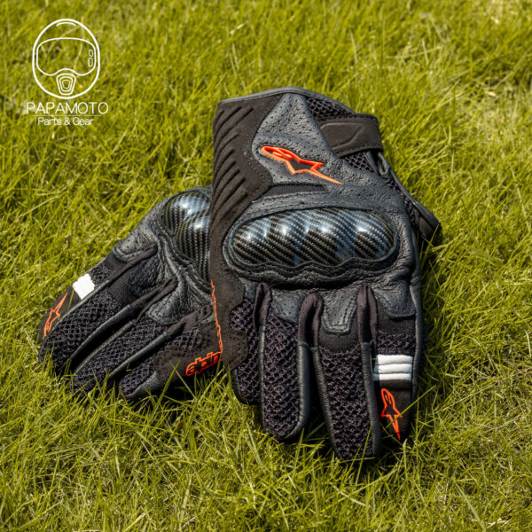 Alpinestars SMX-1 AIR V2 夏季騎士手套 - 黑紅