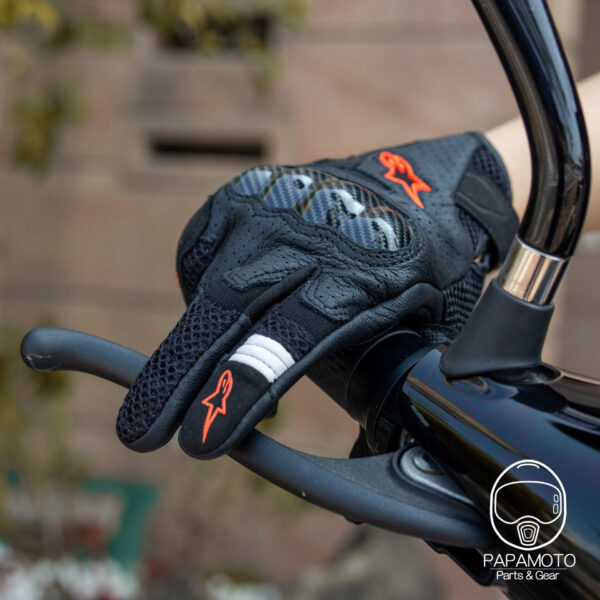 Alpinestars SMX-1 AIR V2 夏季騎士手套 - 黑紅