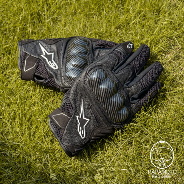 Alpinestars SMX-1 AIR V2 夏季騎士手套 - 黑