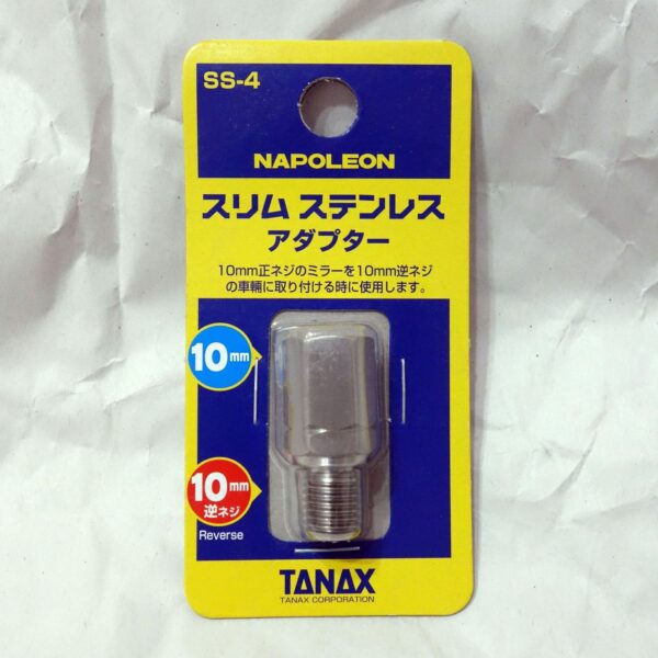 TANAX NAPOLEON 後照鏡轉接螺絲 (不鏽鋼 白鐵 10mm 8mm 反牙 正牙 增高)