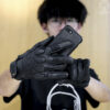 Alpinestars Oscar Crazy Eight 皮革手套 -黑