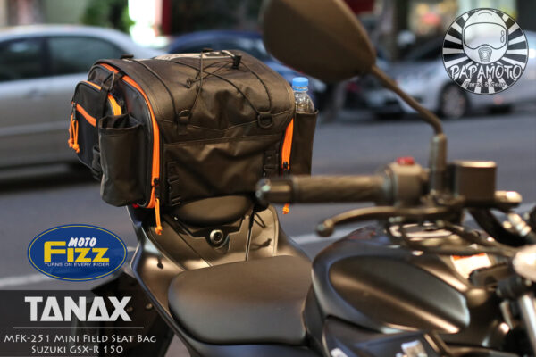 TANAX motoFizz MFK-251 Mini Field 後座包(黑橘)