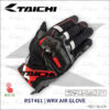 TAICHI RST461 夏季騎士手套 - 紅黑